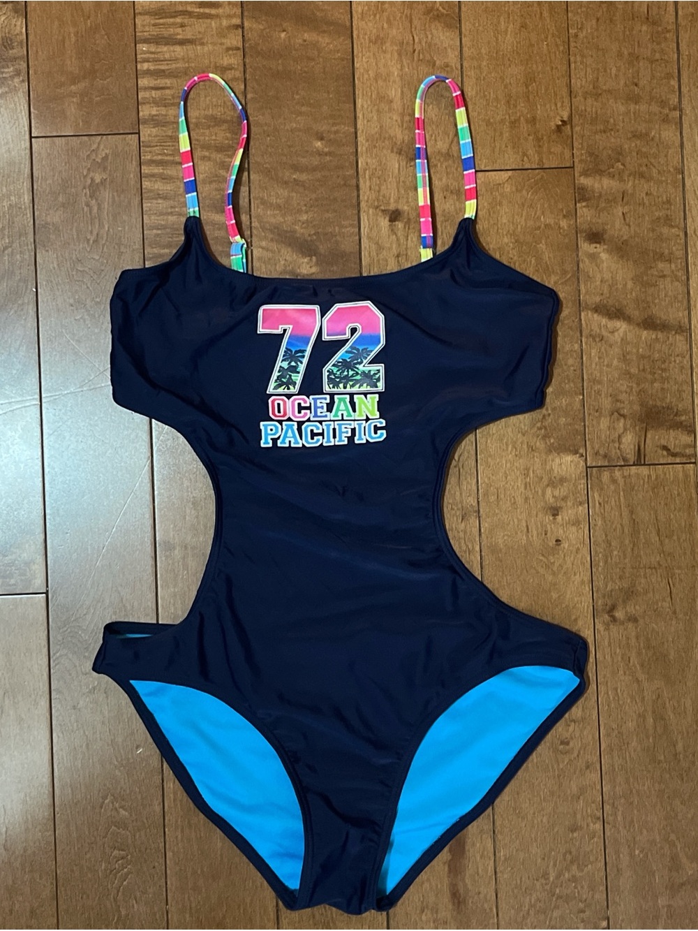 2016 Coded One-Piece Swimsuit with Cutout Detail